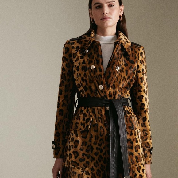 Karen Millen Jackets & Blazers - Karen Millen Leopard Coat - Sz. UK 14 (US 10) - NWT